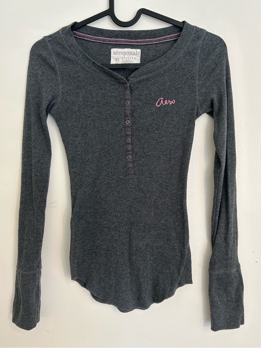Aeropostale Grey Henley